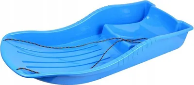 Immagine prodotto di Slitta di plastica per bambini Neve Slitta per bambini con corda - Blu