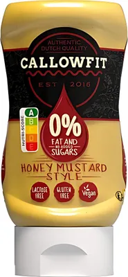 Produktbild von Callowfit Soße 300ml Flasche Honey Mustard Style