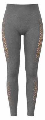 Immagine prodotto di Verk 14673 Leggings da donna con effetto push-up, vita alta, taglia S/M, grigi