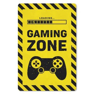 Produktbild von MuchoWow® Gaming Mauspad Mousepad Spiele - Zitate - Controller - Spielzone - Spiel 18x27 cm - Mousepads - Maus Mat - Pad - Mausunterlage - Coole Schulsachen für Teenager