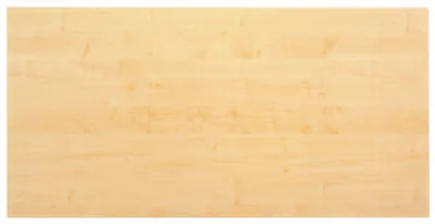 Produktbild von Tischplatte 160x80cm mit Systembohrung Ahorn