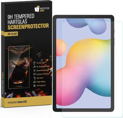Produktbild von 2x 9H Panzerglas für Samsung Galaxy Tab S6 Lite Panzerfolie Displayschutz Hartglas HD KLAR Schutzglas Schutzfolie