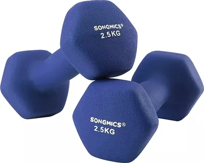 Produktbild von In And OutdoorMatch Hantelset Darion - 2x2,5 kg - Krafttraining - Zuhause - Fitnessstudio - Blau