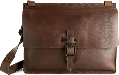 Produktbild von HAROLD'S Leder Businesstasche Umhängetasche Aberdeen Messengerbag Brown dunkelbraun