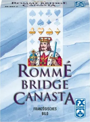 Obrázek produktu pro Ravensburger 26957 - Rummy Bridge Canasta, karetní hry od 8 let, klasika