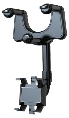 Produktbild von Autohandyhalterung für den Rückspiegel, 360° drehbare und einziehbare Autohandyhalterung für alle Smartphones