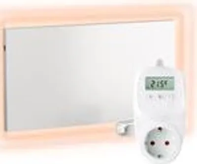 Produktbild von Infrarotheizung rahmenlos Heizpaneel H300 Thermostat TH12 300W 50x60cm WiFi