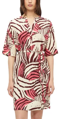Produktbild von s.Oliver Damen Kleid – Jersey, Relaxed Fit, mit Gürtel