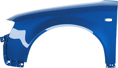 Produktbild von BLU Premium Kotflügel Passend für Audi A4 B6 LZ5C Links Blau MauritiusBlau OzeanBlau | 2000-2004 | Vorderseite Vorne | Lackiert | Einbaufertig | Verzinkt