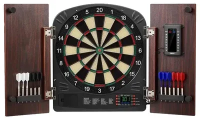 Immagine prodotto di Tabellone da freccette, sistema elettronico di punteggio, set completo, multicolore