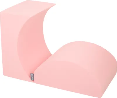 Produktbild von KiddyMoon Spielplatz Aus Schaumstoff Element Rampe/Kopfteil Für Hindernisläufen Und Bällebad Für Babys Und Kinder, Pink