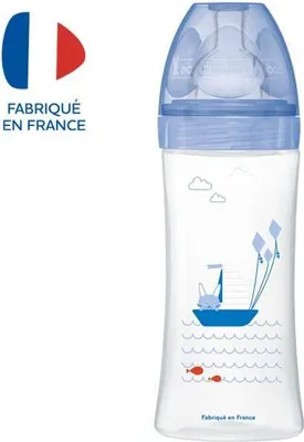 Obrázek produktu pro Dodie Sensation+ kojenecká láhev, proti kolice, +6 měsíců, 330 ml, rychlá savička, design moře