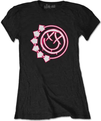 Immagine prodotto di Blink-182 - Maglietta media da donna Six Arrow Smiley - nero