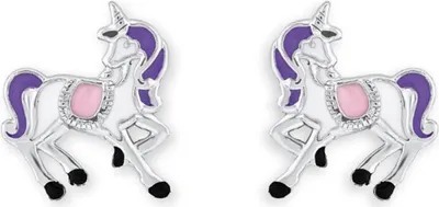 Produktbild von Prinzessin Lillifee 2034216 Mädchen Ohrstecker Einhorn Silber Bunt