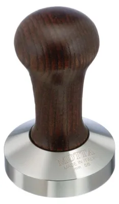 Produktbild von Motta Tamper mit Holzgriff und Edelstahl-Basis, 58 mm