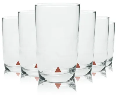Produktbild von 6x Apollinaris Wasser Glas 0,2l Neu Design Gläser Gastro Saft Cocktail Tumbler