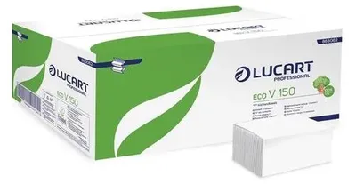 Obrázok produktu pre LUCART Uteráky "Easy", biele, papierové, skladané Z/V, 1 vrstvové, 863062
