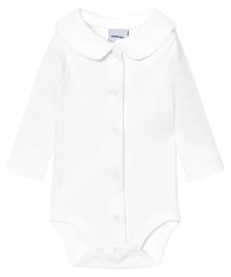 Produktbild von BABIDU Langarm-Baby-Body aus 100% Baumwolle, Baby-Body für Neugeborene, V-Aussch