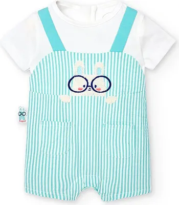 Produktbild von Boboli 118167 Kurzer Overall Mit Kurzen Ärmeln 9 Months Junge 9 Months