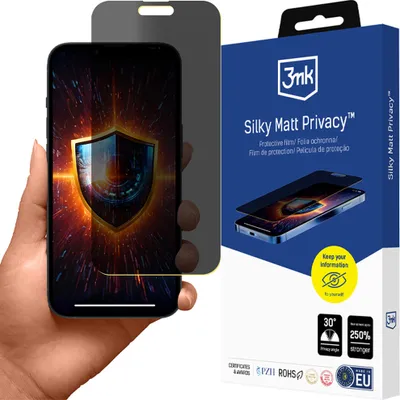 Obrázok produktu pre 3MK W-3SLMATPV-AIP15PM, Apple, iPhone 15 Pro Max, Odolné proti poškriabaniu, Priehľadná, 1 kusov
