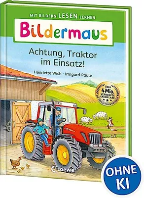 Immagine prodotto di Bildermaus - Achtung, Traktor im Einsatz!