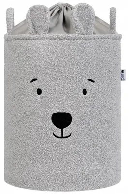 Image de Panier à jouets Ourson gris XL - Sipo