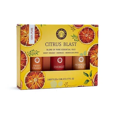 Produktbild von Ätherisches Öl-Aromatherapie-Set Citrus Blast - 3x5 ml