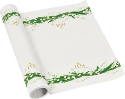 Obrázok produktu pre Papierový behúň na stôl PREMIUM v roli, prvé sväté prijímanie, 40 cm x 5 m 1 kus.