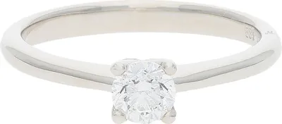 Produktbild von JuwelmaLux Ring 585/000 (14 Karat) Weißgold mit Brillant JL10-07-3211 54