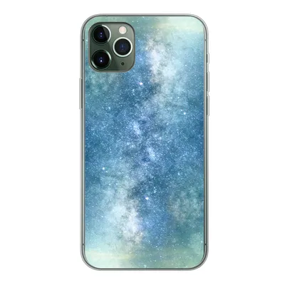 Produktbild von MuchoWow® Handyhülle Schutzhülle Hülle für iPhone 11 Pro Max Sterne - Himmel - Blau - Jungen - Mädchen - Kinder Silikon Softcase Handy Hülle - Schutz