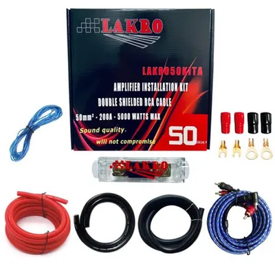 Productafbeelding van LAKRO50KIT - Complete kabelset - 50 mm² - 5 meter pluskabel