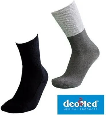 Produktbild von Ultraflex Frottee Venensocken,schwarz Gr.47-49,