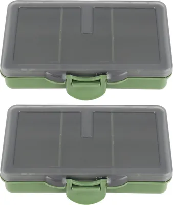 Immagine prodotto di 2pcs Pesca gancio esca Gadget Box Mini PP Custodia per accessori Tackle3 Scomparti