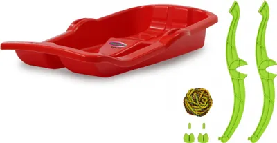 Produktbild von Snow Play Bob Karol 80cm rot mit Bremse