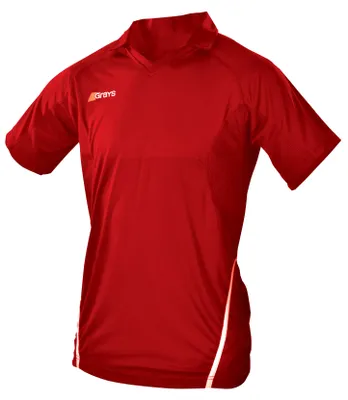 Productafbeelding van Grays Hockeyshirt G750, sportshirt, rood-wit, maat 2XL, ademend polyester