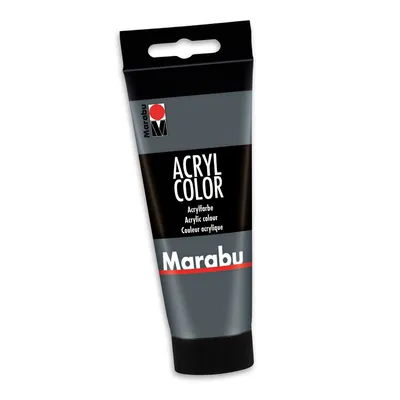 Produktbild von Marabu Acrylfarbe Acryl Color, 100 ml, dunkelgrau 079