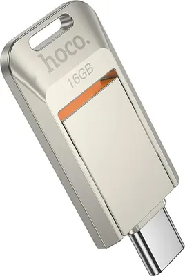 Produktbild von Hoco UD17 USB 3.0 Flash Drive 16GB USB C Metall Speicher Stick Typ C