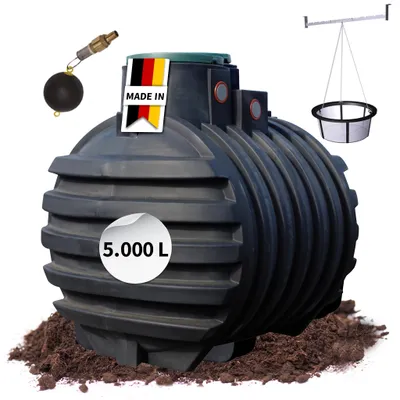 Productafbeelding van 4rain MONO retentiecisterne Plus 5000 L incl. tankafdekking, AI-gegenereerde afbeelding