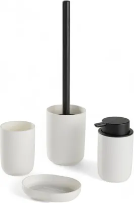 Image de Lot de 4 accessoires de salle de bain et de toilettes BATHROOM