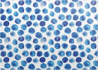 Produktbild von Aquarellpunkte – Bodenschutzmatte – Rutschfest – Schutzmatte für Büro – Vinylmatte – Stuhlunterlage  – 140 x 100 cm