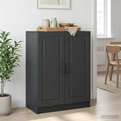 Obrázok produktu pre vidaXL Komoda čierna 66 x 34,5 x 87 cm drevotrieska