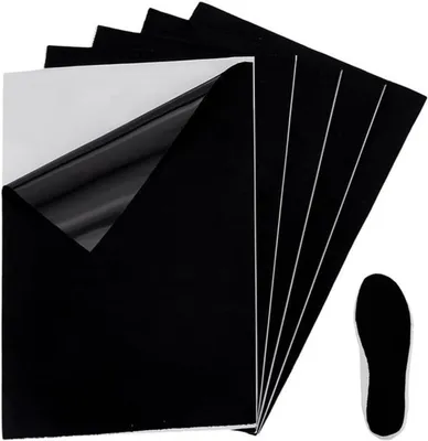 Set aus 5 Selbstklebenden Wildlederblättern, Hauptbild
