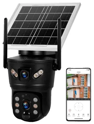 Obrázek produktu pro Solární kamera, 6MP rozlišení, WiFi a 4G připojení, Solární WIFI kamera