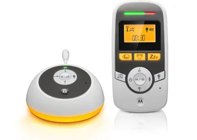 Produktbild von Babyphone Audio mit Display 1.5 Zoll und Babypflege-Timer – MBP161 – Weiß