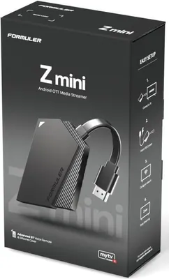 Immagine prodotto di Formuler Z Mini 4K UHD IPTV Box (Dual-WiFi, Bluetooth, USB-C, nero)