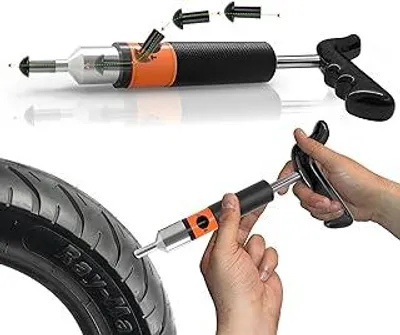 Kit di 100 tappi per pneumatici auto, chiodi in gomma per