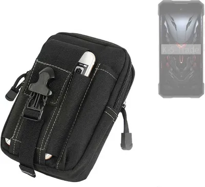 Produktbild von K-S-Trade Gürtel Tasche kompatibel mit Doogee S200 Gürteltasche Holster Schutz Hülle Handy Hülle Smartphone outdoor Handy-Hülle schwarz