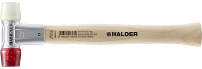 Produktbild von HALDER BASEPLEX Schonhammer Ø 25 mm Nylon / Cellulosacetat mit Zindruckgussgehäuse