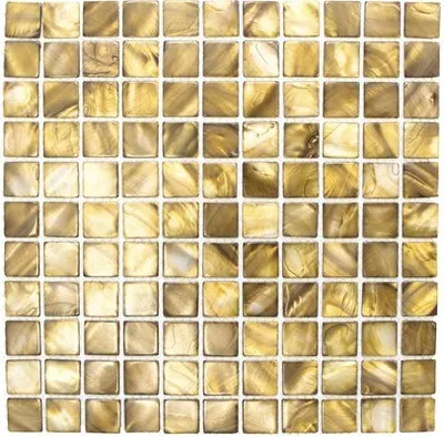 Produktbild von Muschelmosaik SM 2569 braun 30x30 cm