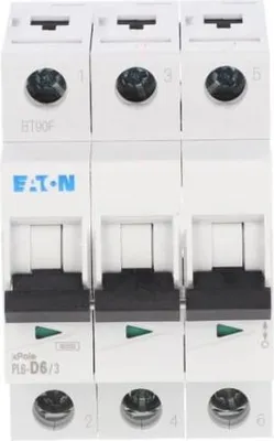 Produktbild von Leitungsschutzschalter 3P D 6A 6kA AC PL6-D6/3 286610